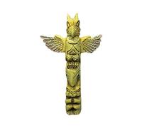 USA 3D Alaska Haida Totem Magnet Réfrigérateur Souvenir À La Main Résine Artisanat, Amérique Aimant Réfrigérateur Collection Cadeau Magnétique Autocollant Maison Cuisine Décoration