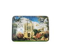 USA 3D Yale University Réfrigérateur Aimant Souvenir, États-Unis d'Amérique Aimant Réfrigérateur Cristal Verre Collection Cadeau Magnétique Autocollant Maison Cuisine Décoration