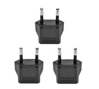 USA À UE - pour 3 Pièces pour Voyage des États À l'europe | Conducteur en Cuivre Aucune Déformation d'alimentation pour Ordinateur Portable, Smartphone