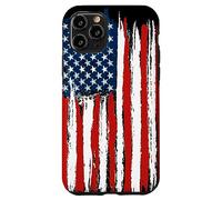 USA American Distressed Flag Illustration Graphic Designs Coque pour iPhone 11 Pro