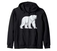 USA Amérique - Animaux - Ours Polaire Sweat à Capuche