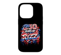 USA Anniversary 250 Years of Rizz 250th America 4th Juillet Coque pour iPhone 14 Pro