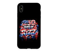 USA Anniversary 250 Years of Rizz 250th America 4th Juillet Coque pour iPhone XS Max