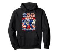 USA Anniversary Dabbing Uncle Sam 250e Amérique 4 Juillet Sweat à Capuche