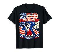 USA Anniversary Dabbing Uncle Sam 250e Amérique 4 Juillet T-Shirt
