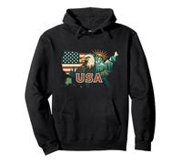 USA Camping Eagle - Parcs nationaux patriotiques pour camping-cars Sweat à Capuche