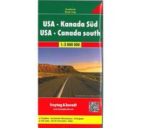 Usa canada sud 1/4000000 - Collectif - Freytag Et Brendt - broché - Atlas / carte