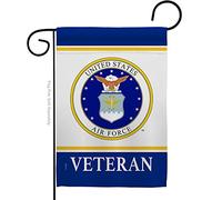 USA Decoration Drapeau de jardin de l'armée américaine des forces armées américaines américaines - Décoration de maison officielle - Petite cour, cadeau double face, 33 x 47 cm, tissu épais