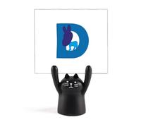 USA Democrats Support de mémo individuel Joseph Donkey Motif chat Noir
