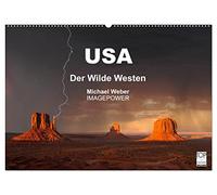 USA - Der Wilde Westen (Wandkalender 2026 DIN A2 quer), CALVENDO Monatskalender: Einzigartige Formen und Farben grandioser Landschaften des Südwestens der USA