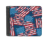 USA Drapeau américain Patriotique Cuir Premium Imprimé Simple Face Grande C