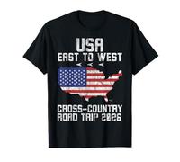 USA East to West Road Trip 2026 Aventure T-Shirt