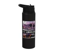USA et City Trip à Los Angeles Stainless Steel Insulated Water Bottle