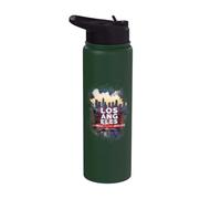 USA et City Trip à Los Angeles Stainless Steel Insulated Water Bottle