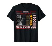 USA et City Trip à New York T-Shirt Graphique avec Valeur