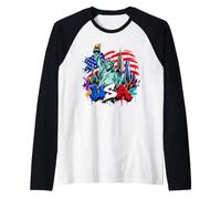 USA États-Unis d'Amérique Street Art Graffiti Souvenir Manche Raglan