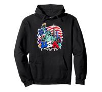 USA États-Unis d'Amérique Street Art Graffiti Souvenir Sweat à Capuche