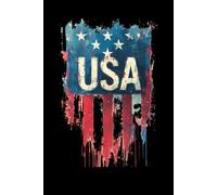 USA Flag Notebook: USA Torn Flag Notes, 6x9 120 Blank Lined Page Interior, Travel Notebook, Travel Themed Notes, Travel Notebook For Writing And Recording Memories, United States Of America Flag,