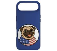 USA Flag Pug Funny American Patriotic 4th of July Coque pour iPhone Air