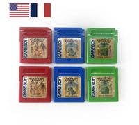 USA FRA anglais français Pokémon Yume Rouge Bleu Vert Cartouche de sauvegarde de batterie pour console de jeu vidéo, carte ROM, hack pour GBC FRA yume red