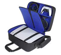 USA Gear Coque PS5 - Coque de Console Compatible avec PlayStation 5 et PS5 Édition numérique avec intérieur Personnalisable pour Manette PlayStation, Jeux PS5, Casque de Jeu et Accessoires de Jeu