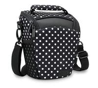 USA Gear DSLR Camera Case for Men and Women with Top Loading Accessibility, Adjustable Shoulder, Small Camera Sling Bag, Travel Padded Handle - Camera Holster Bag for Nikon, Canon, Panasonic