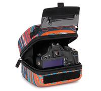 USA Gear Étui Rigide pour Appareil Photo Reflex numérique avec Protection moulée en EVA, Ouverture Rapide, intérieur rembourré et poignée recouverte de Caoutchouc (sud-Ouest)