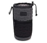 USA Gear FlexARMOR-X Grand étui pour Objectif avec Protection Rembourrée en Néoprène - Peut Contenir de Objectif jusqu'à 70-300 mm avec Ouverture à Cordon, Passant de Ceinture et Poche Zippée