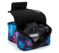 USA Gear Housse Appareil Photo Numérique et Accessoire en Néoprène Rembourré, Protection Robuste avec Poche et Ceinture - Compatible avec Appareils Canon, Nikon, Pentax, Lumix Et Plus - Galaxie