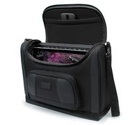 USA Gear Petit Sac Messager Compatible avec Surface Pro 11e Génération, 10, 9, 8 - Sac à Bandoulière de Voyage pour Tablette, Chargeur, Clavier, Souris (Noir)