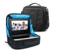 USA Gear Sacoche de Transport avec Poignée, Support Voiture Appuie-Tête pour Lecteur DVD Ordinateur Portable Takara, DBPOWER, Philips, Koolertron, Tablette Tactile & Tout Appareil de 7 à 10 Pouces