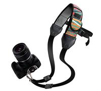 USA Gear Sangle Appareil Photo Courroie Epaule pour Appareil Photo Reflex et Bridge - Compatible avec Nikon D5600, D500, Canon 700D, 1300D, Lumix et Plus - Bohème