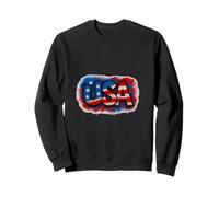 USA Graffiti Art - Style de Rue Patriotique Sweatshirt