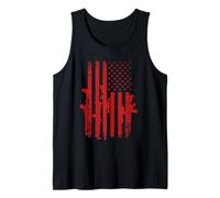 USA Guns Armes Drapeau Fusils Rayures Armée Amérique Débardeur