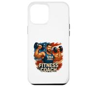 USA Gym Coach Strength Style Coque pour iPhone 12 Pro Max