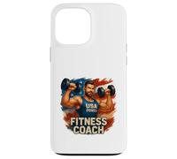 USA Gym Coach Strength Style Coque pour iPhone 13 Pro Max