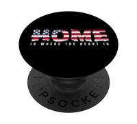 USA « Home is Where The Heart is » PopSockets PopGrip Adhésif