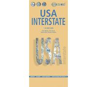 Usa interstate Echelle 1 : 4000000, Edition trilingue allemand-anglais-français - Collectif - Borch - broché - Atlas / carte