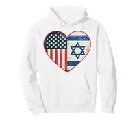 USA Israël Heart - Double citoyenneté Sweat à Capuche