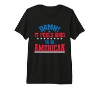USA « It Feels Good to be American » T-Shirt Haut de Gamme