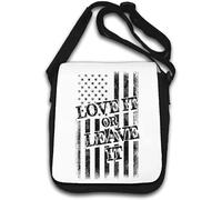 USA Love It Or Leave It Sac à bandoulière Blanc