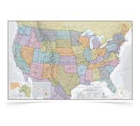 USA Map Classic - Feuille de plastification - 91,4 x 61 cm | Maps International