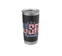 USA mon pays Gobelet isotherme en acier inoxydable double paroi