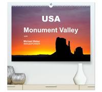 USA - Monument Valley (hochwertiger Premium Wandkalender 2026 DIN A2 quer), Kunstdruck in Hochglanz: Eine Reise zu den Farben und Formen des Monument Valley, USA