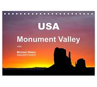 USA - Monument Valley (Tischkalender 2026 DIN A5 quer), CALVENDO Monatskalender: Eine Reise zu den Farben und Formen des Monument Valley, USA