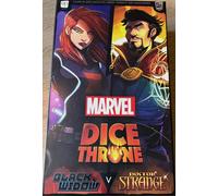 USA-OPOLY Marvel Dice Throne Black Widow vs Doctor Strange Jeu de société partir de 8 Ans 2 Joueurs Plus de 30 Minutes de Temps de Jeu USODT011753