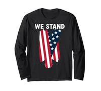 USA Patriotic - Drapeau américain Freedom - Pride United States Manche Longue