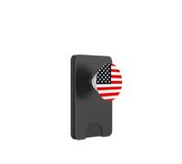 USA Patriotism Inspired American Flag Design PopSockets PopWallet pour MagSafe