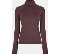 Usa Pro Long Sleeve Quarter Zip Top Womens Espresso 16 (44) Female