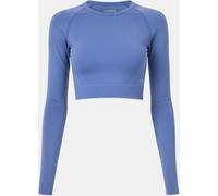Usa Pro Long Sleeve Seamless Crop Top Bijou Bleu 14 (42) Female